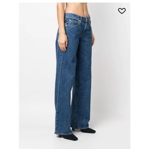 SLVRLAKE Mica Liw-Rise Baggy Jeans